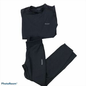 Boy‎ Reebok Black Play Warm/Dry Top and Pants Small